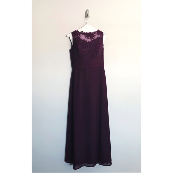 Purple Floor Length Dress - Picture 1 of 1